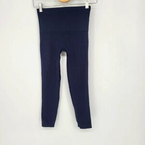 SPANX Cropped Lamn Legging Seamless In Port black blue size small P